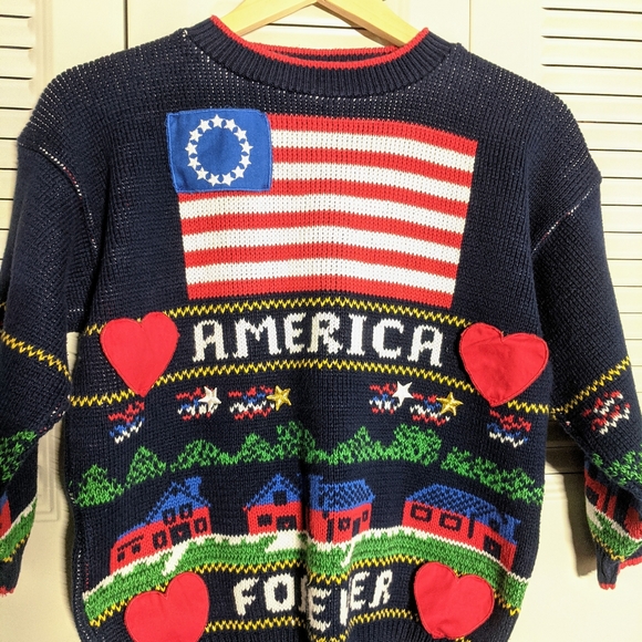 Vintage 80s SweaterLoft Sweater Made in U.S.A Size Petite Small 100% cotton - Picture 3 of 5